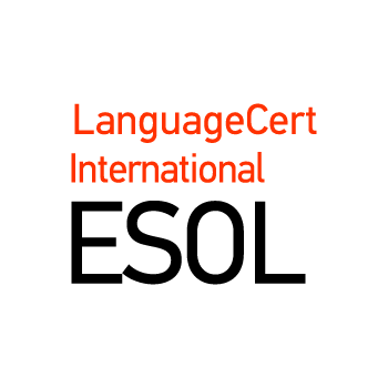 LanguageCert international esol - white logo