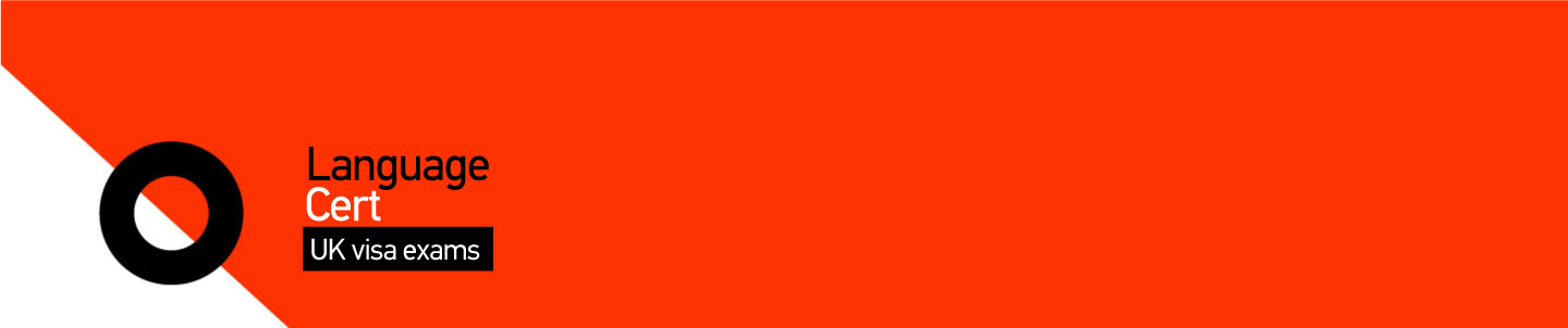 LanguageCert uk visa exams - small banner