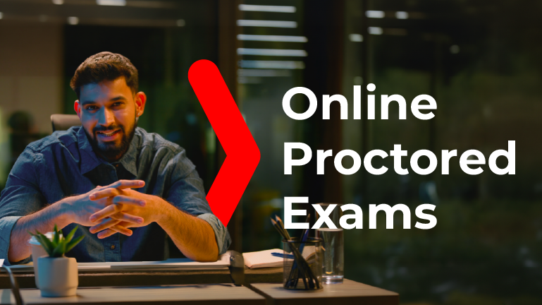 Secure testing from a private location